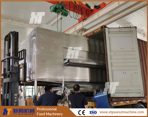 Últimas soluciones de la empresa sobre Planta de transformación de cacahuetes blanqueados 1000 kg/h enviados a Egipto