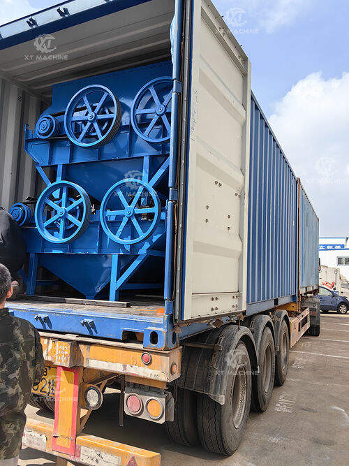 Últimas soluciones de la empresa sobre La máquina de cáscara de maní fue enviada con éxito a la India.