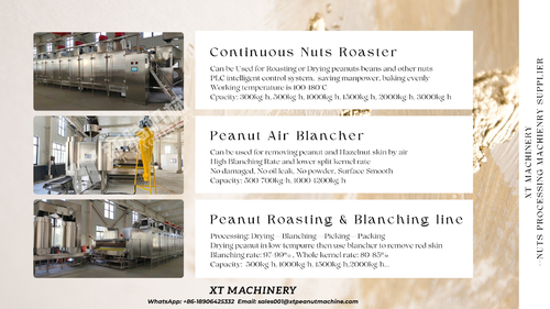 Latest company news about Revolucione su procesamiento de cacahuetes con la línea avanzada de tostado y blanqueo de cacahuetes de XT MACHINERY