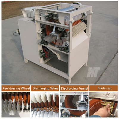 Un buen precio. Peeler húmedo de la piel de la almendra de la peladora de la haba 0.75kw de la peladora de la soja del maní en línea