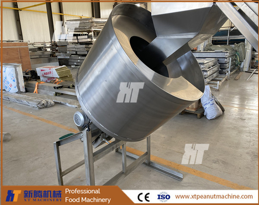 Un buen precio. Máquina freidora de cacahuete de grado alimenticio 304, máquina tostadora por lotes de 150KG en línea