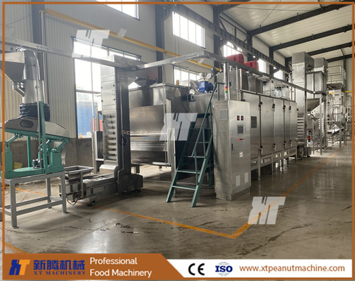 Un buen precio. Línea asada máquina de la producción de mantequilla de cacahuete de proceso de la mantequilla de cacahuete de SUS304 en línea