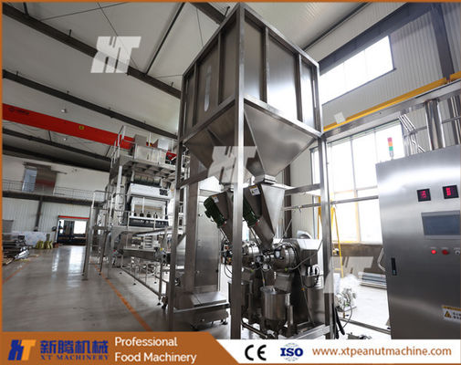 Un buen precio. Línea de procesamiento de mantequilla de maní comercial Molinillo de mantequilla de maní 100 kg / H en línea