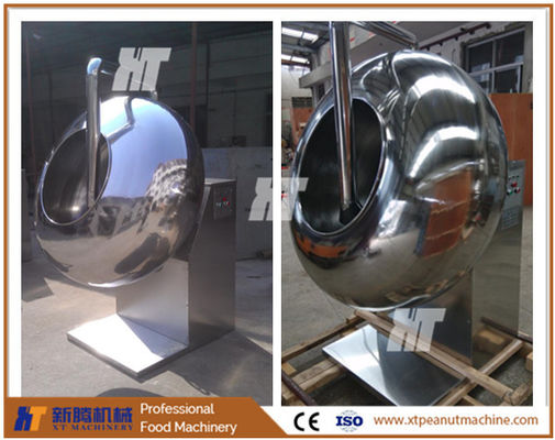 Un buen precio. Máquina de capa del caramelo de azúcar de la máquina de capa del maní de la alta productividad para la industria del bocado en línea