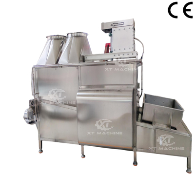 Un buen precio. Sistema de transporte de refrigeración de cacahuetes de acero inoxidable S304 de capacidad 600-1800 KG/h en línea