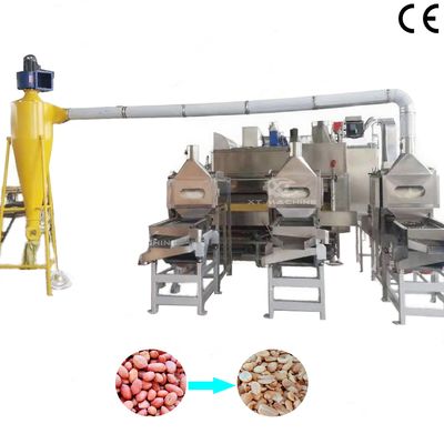 Un buen precio. Stainless Steel Fully Auto Split Peanut Blancher Machine SUS304 for Blanching & Splitting Peanuts en línea