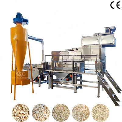 Un buen precio. Máquina cortadora y clasificadora de cacahuetes para picar nueces de 1000-2000 kg/h para el procesamiento de cacahuetes en línea
