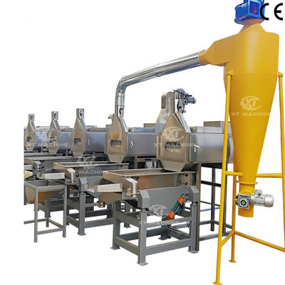 Un buen precio. 500-1000kg/h Peanut Cutting and Blanching Machine Split Nut Blanching Machine With CE Certification en línea