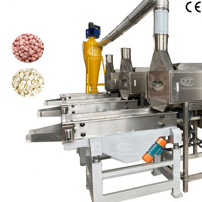 Un buen precio. SUS304 1000kg/h-2000kg/h Peanut Cutting and Blanching Machine Split Peanut Kernel Blanching Machine en línea