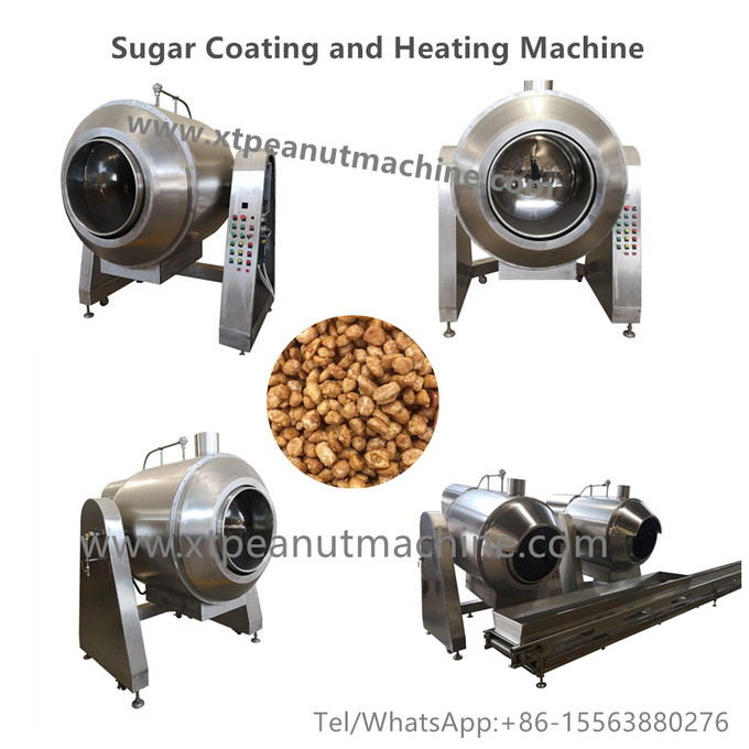 Máquina automática 0 de la hamburguesa del cacahuete del control de la temperatura de la máquina de capa del cacahuete