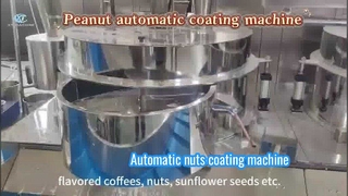 Máquina automática de recubrimiento de nueces