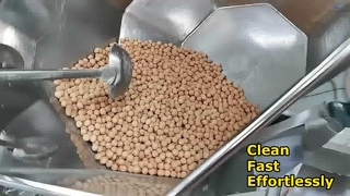 Línea de producción de recubrimiento y horneado de nueces