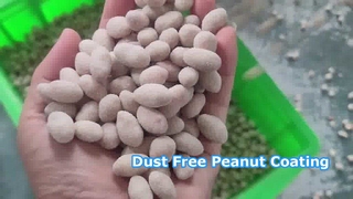 Máquina de recubrimiento completamente automática: libre de polvo (maní cubierto) #máquina #maní #comida
