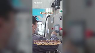 Horno de maní con revestimiento oscilante completamente automático: los maníes con piel de pescado son crujientes y no se pegan a los dientes