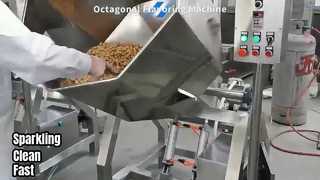 Línea de producción de recubrimiento y tostado de nueces