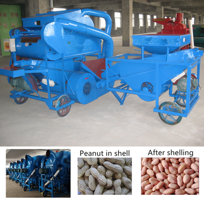 Un buen precio. 5000kg/H Cacahuete Sheller Acero al carbono Pequeña máquina de craqueo de cacahuetes en línea