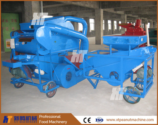 Un buen precio. Descascaradora de cacahuetes de alta eficiencia 7.7kw Peladora de cacahuetes Equipo de descascarillado de cacahuetes en línea