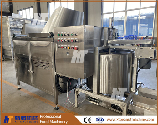 Un buen precio. Freidora industrial de maní SUS304 Máquina para hacer maní salado de gran capacidad en línea