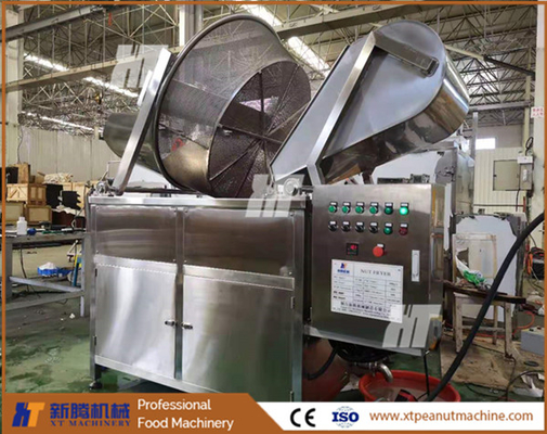 Un buen precio. Tostador por lotes de la máquina freidora de cacahuete de la maquinaria XT para el cacahuete del ajo de las virutas en línea