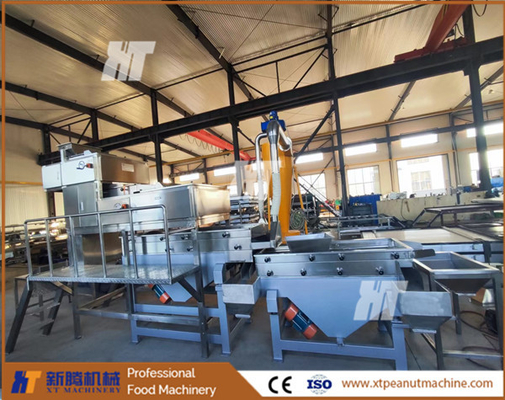 Un buen precio. Cortadora de cacahuete industrial Máquina trituradora de cacahuete SUS304 con tres pantallas en línea