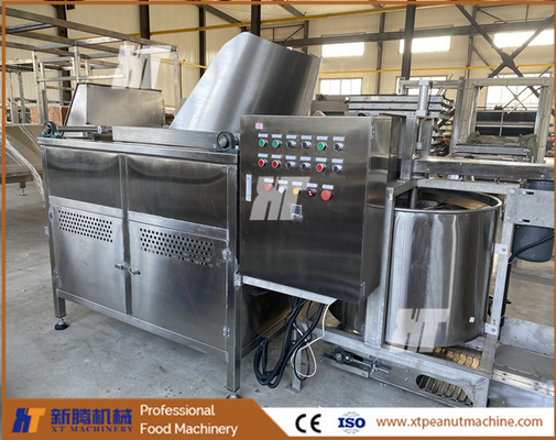 Un buen precio. Máquina freidora de cacahuetes tipo lote Freidora eléctrica de gas de anacardos en línea