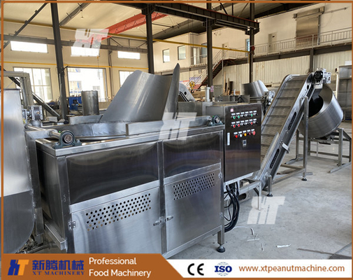 Un buen precio. Máquina freidora de cacahuetes de habas Fava Bean Horse Bean Batch Fryer Machine ISO en línea