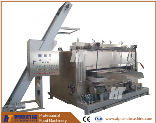 Un buen precio. 50 kg/h 100 kg/h Tostador de maní real en línea