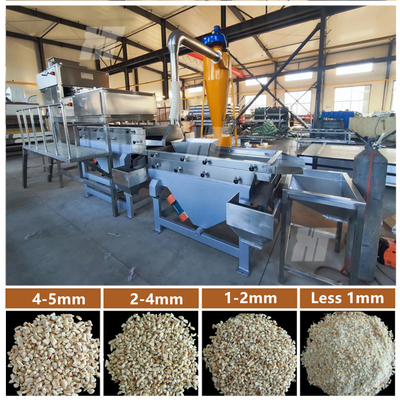 Máquina eléctrica de cortar cacahuetes de acero inoxidable Máquina de triturar cacahuetes Capacidad 500 kg