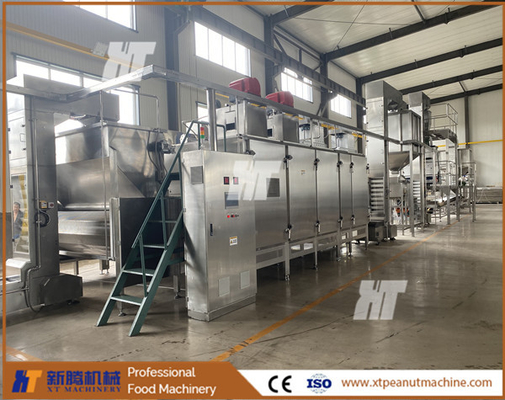 Un buen precio. Asador continuo 800*600*1000m m de las nueces del control del PLC para las nueces de la carne asada en línea