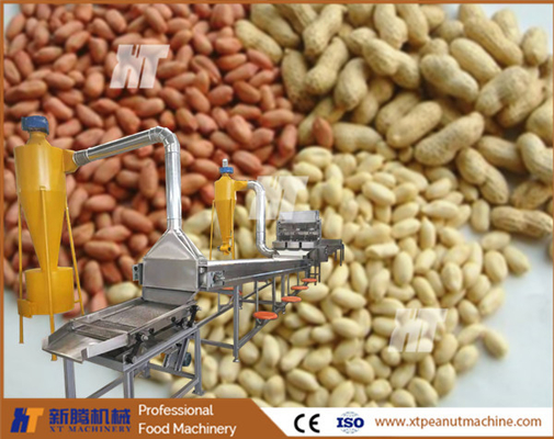 Un buen precio. Máquina peladora de maní de grano entero 200kg/H Máquina peladora de frijoles secos en línea