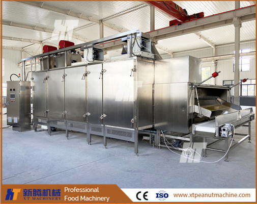 Un buen precio. Máquina de tostado de cacahuetes de alta eficiencia en línea