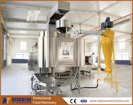 Un buen precio. Máquina de blanqueo de cacahuetes asados de 500 kg con tiempo de enfriamiento de 10-15 minutos en línea