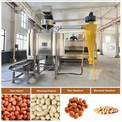 Un buen precio. Innovadora máquina de blanqueo de cacahuetes de refrigeración industrial con 85% de la tasa de núcleo entero en línea
