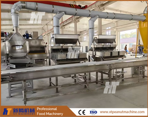 Un buen precio. 600kg/h Máquina para blanquear cacahuetes Máquina para pelar cacahuetes tostados con avellanas en línea