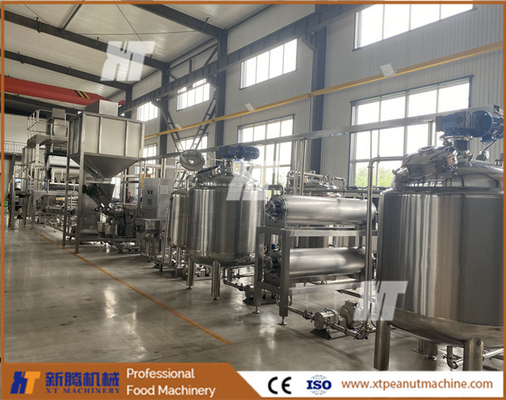 Un buen precio. Planta de procesamiento de mantequilla de maní de alta capacidad Máquina de moler mantequilla de maní en línea