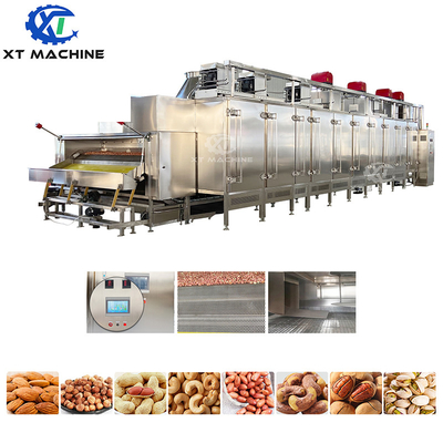 Máquina tostadora de maní totalmente automática de alta calidad, máquina tostadora de anacardos, máquina de procesamiento de secado