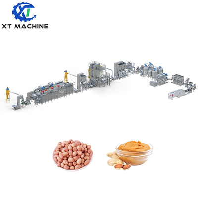 Un buen precio. Máquina de corte de cacahuetes de alta velocidad de gran capacidad Línea de producción de mantequilla de cacahuete Grinder de pasta de sésamo en línea