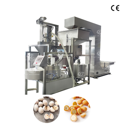 Máquina de recubrimiento de cacahuetes totalmente automática de una sola estación 900-1000 kg/h