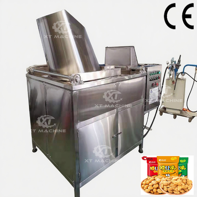 Un buen precio. S304 Máquina automática de freír lotes de semillas de maní, girasol, anacardos y avellanas en línea