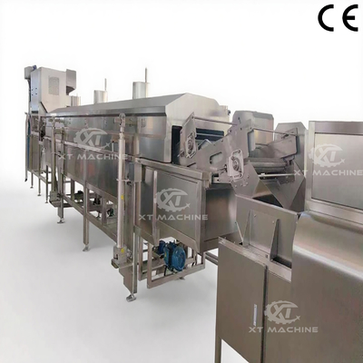 Un buen precio. Máquina de freír continua de acero inoxidable para cacahuetes y nueces de anacardos a 0,6-0,8Mpa en línea