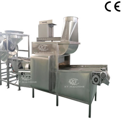 Máquina de refrigeración de cacahuetes de acero inoxidable 304 con una capacidad de 1800 kg/h y un voltaje de 220V/380V para el procesamiento de nueces