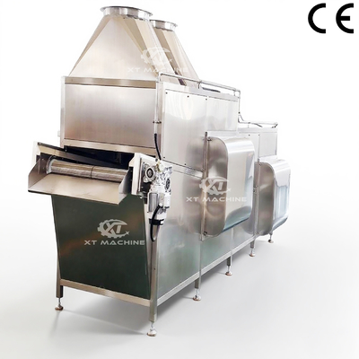 Un buen precio. Enfriadora automática de maní de 600-1800 kg/h, enfriamiento de nueces tostadas, calefacción por gas LNG/LPG en línea