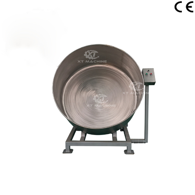 Un buen precio. Máquina de recubrimiento de chocolate para maní de gran diámetro de 100 kg/h para un recubrimiento perfecto de alimentos en línea