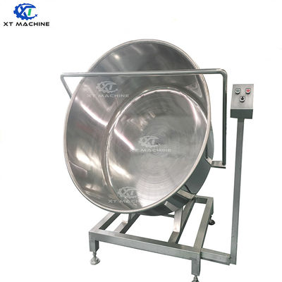 Máquina de recubrimiento por lotes de gran calibre para bocadillos de chocolate y cacahuetes