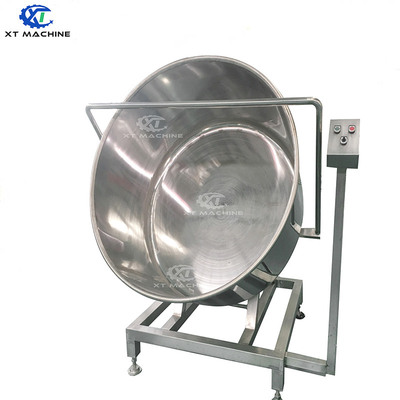 Un buen precio. Máquina de recubrimiento por lotes de gran calibre para bocadillos de chocolate y cacahuetes en línea