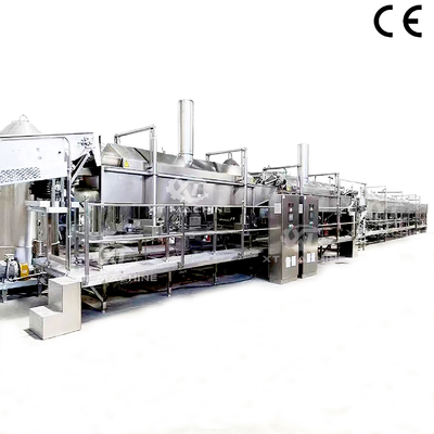 Un buen precio. Máquina freidora continua de hojuelas de maíz, nueces y cacahuetes de acero inoxidable con gran capacidad y certificación CE en línea