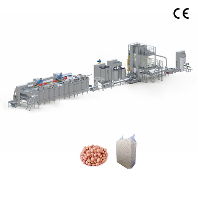 Un buen precio. Máquina para blanquear cacahuetes tostados de grado alimenticio 304 de acero inoxidable, tasa de división 15% en línea