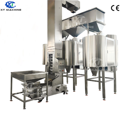 Un buen precio. Máquina blanqueadora de maní de grano entero resistente y duradera de alta capacidad, blanqueadora de avellanas en línea
