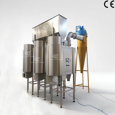 Máquina de blanqueo de cacahuetes de aire totalmente automática con alta velocidad de blanqueo sin polvo y superficie lisa