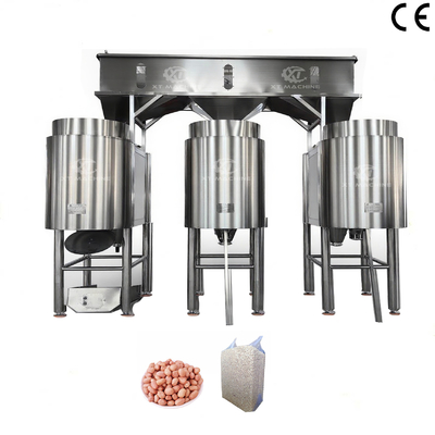 Máquina de blanqueo de aire de cacahuete controlada por PLC Línea de producción de procesamiento de cáscara de cacahuete